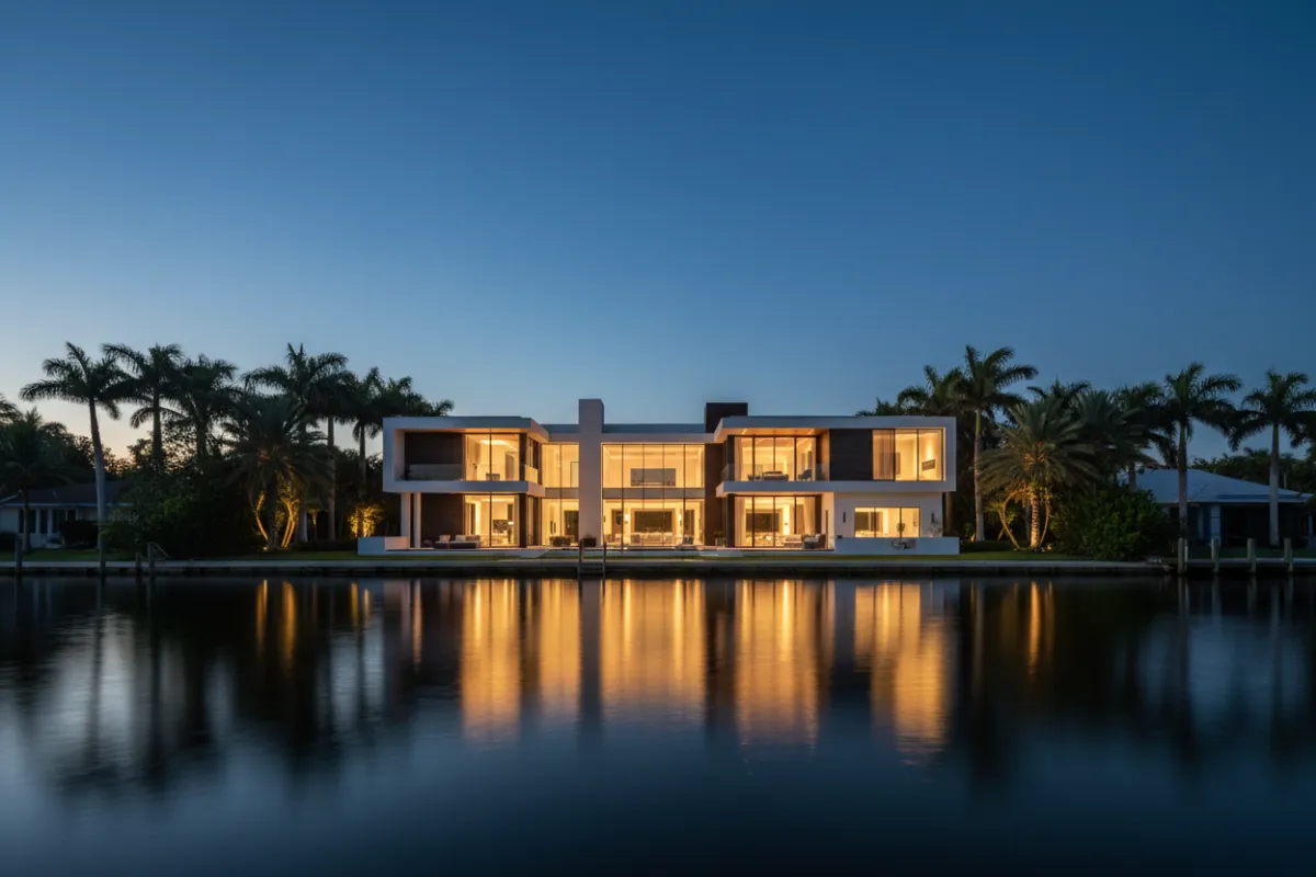 Coastal waterfront luxury residential property