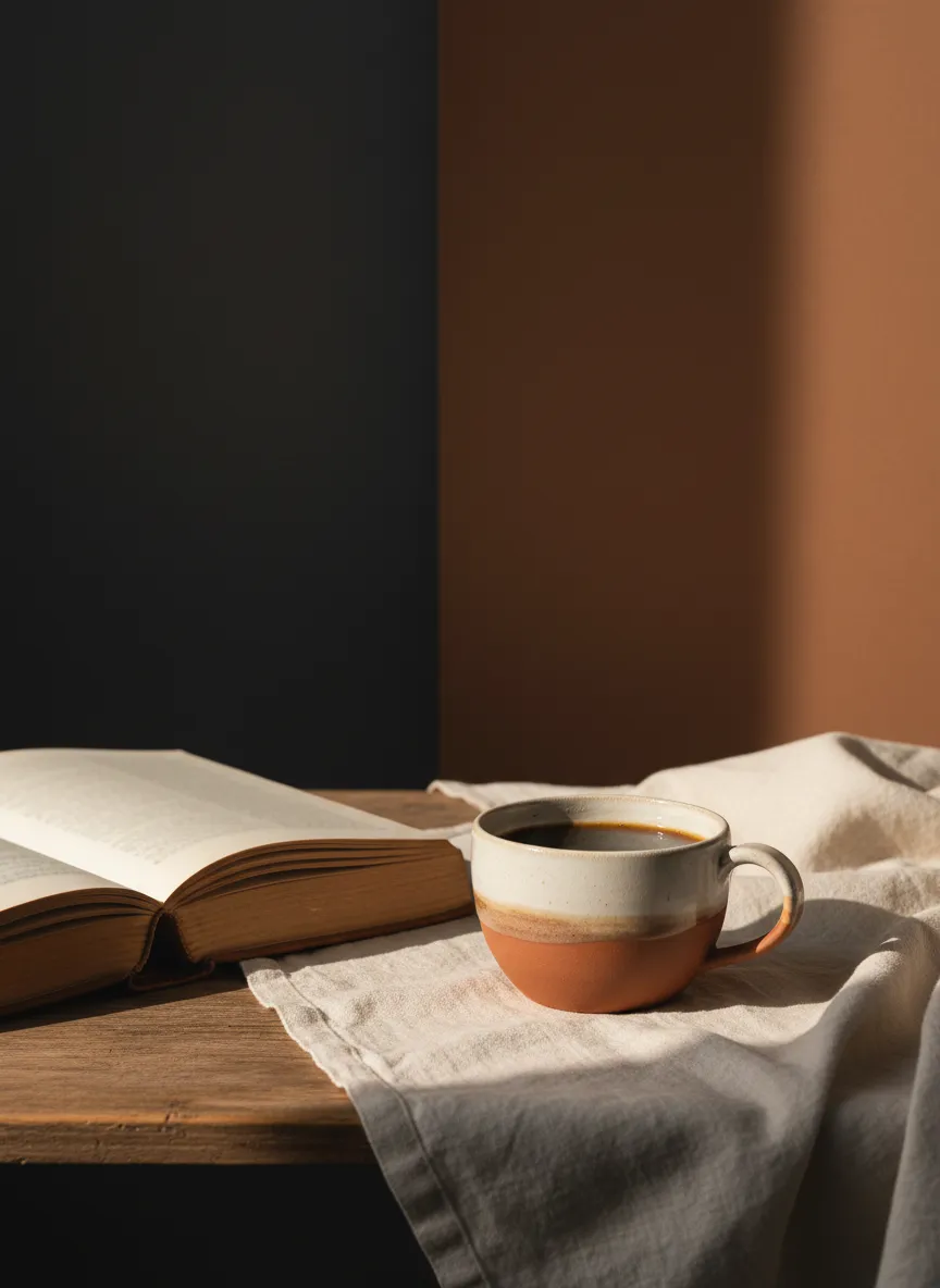 Rotina pessoal e café