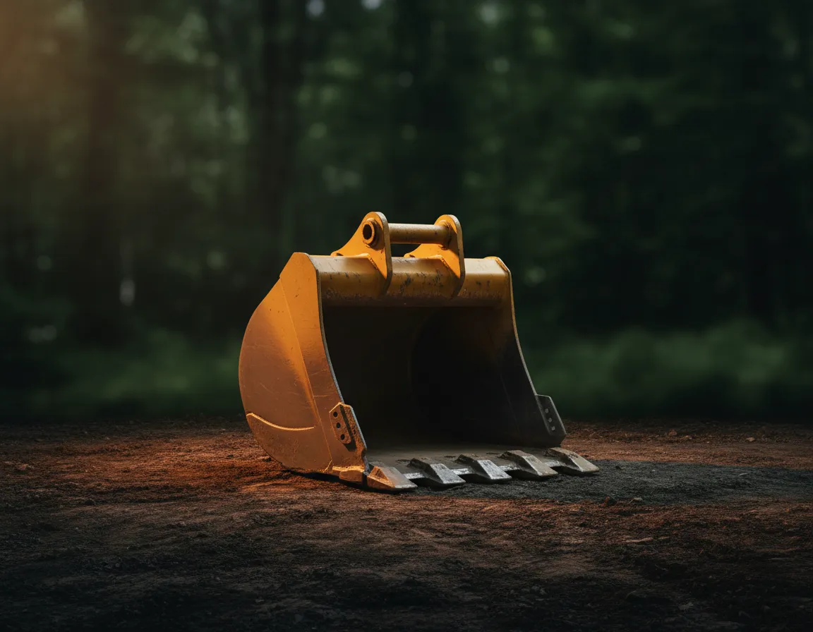 Professional excavation equipment working on a site