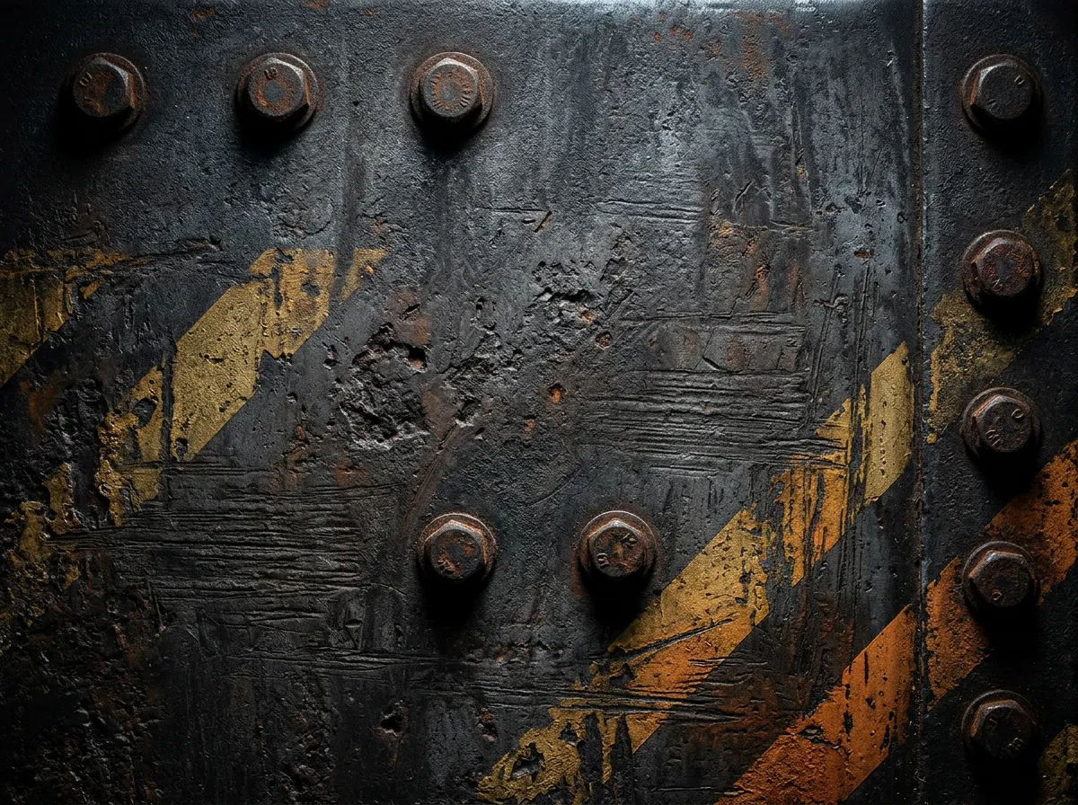 Heavy industrial metal texture representing secure third-party provider infrastructure