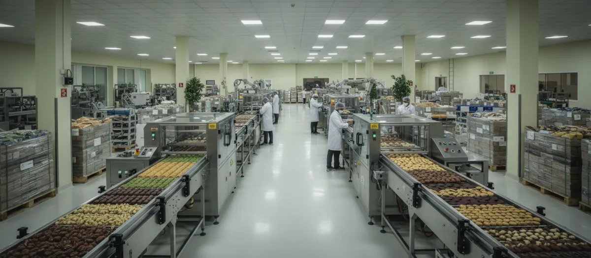 Ajman UAE chocolate and Arabic sweets manufacturing factory