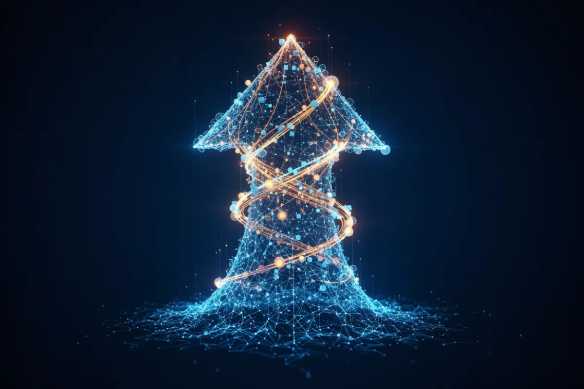 Business growth strategy icon