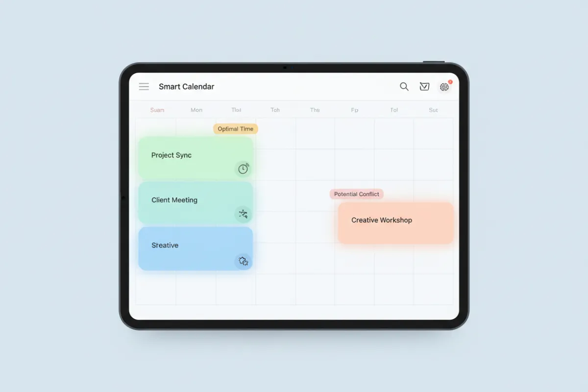 Booking and calendar integration icon