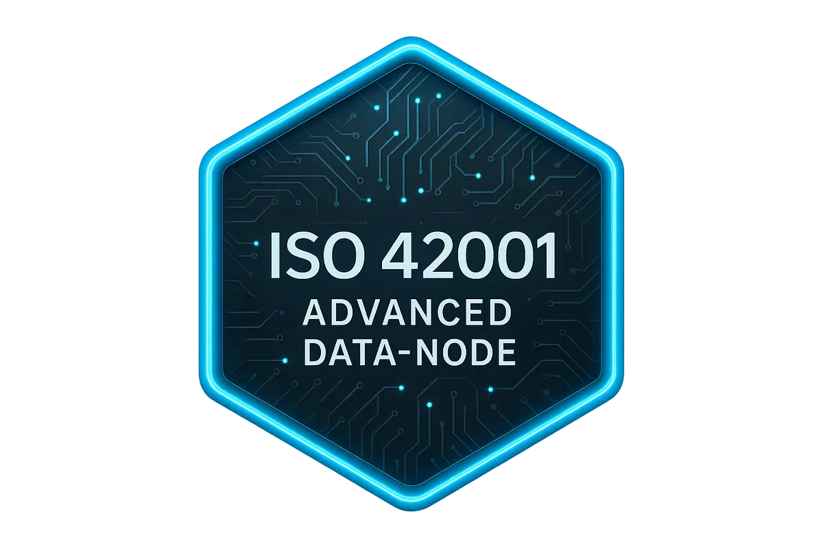 ISO 42001 Artificial Intelligence Management Lead Auditor Badge