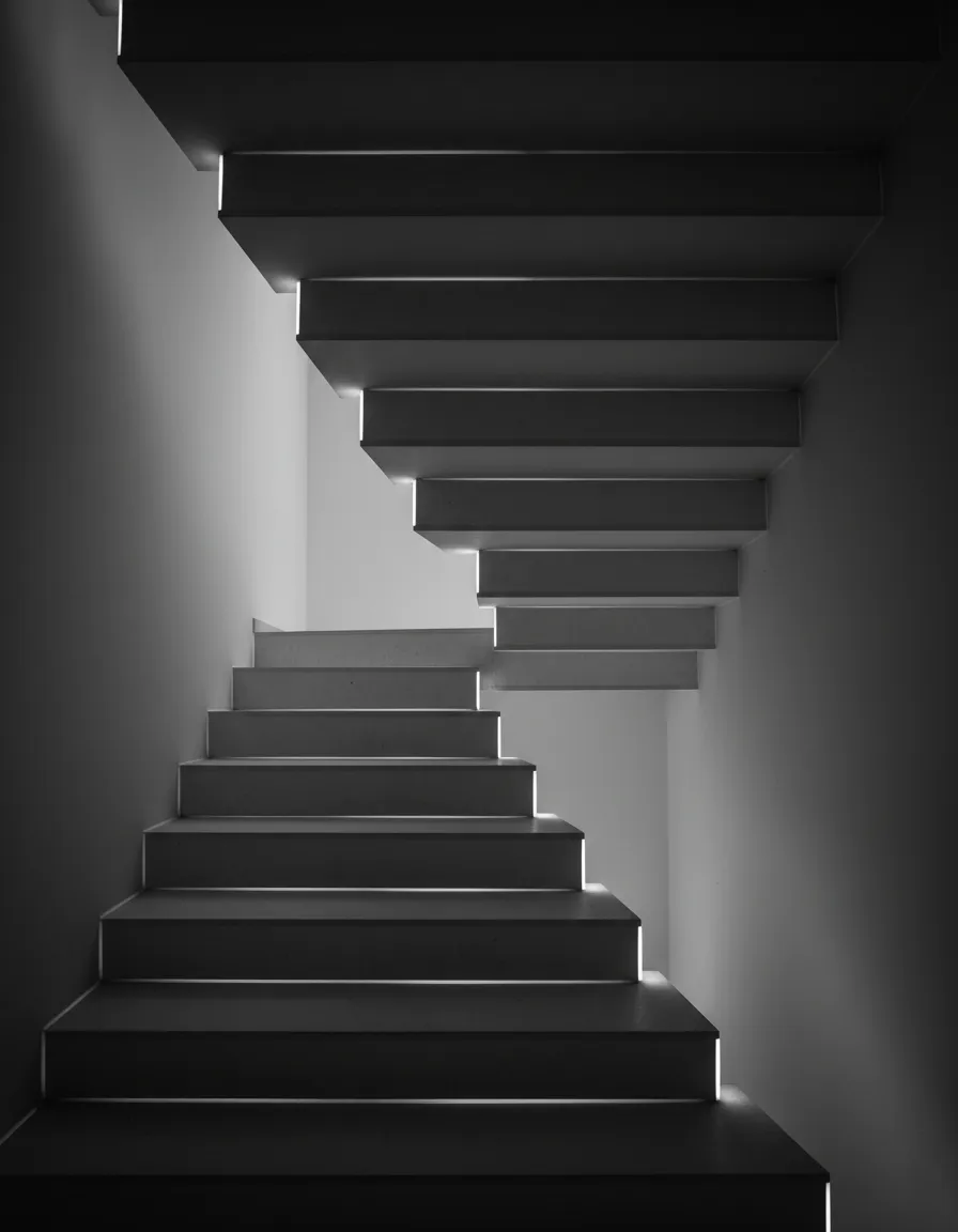 Minimalist abstract architectural image representing Decision Architecture