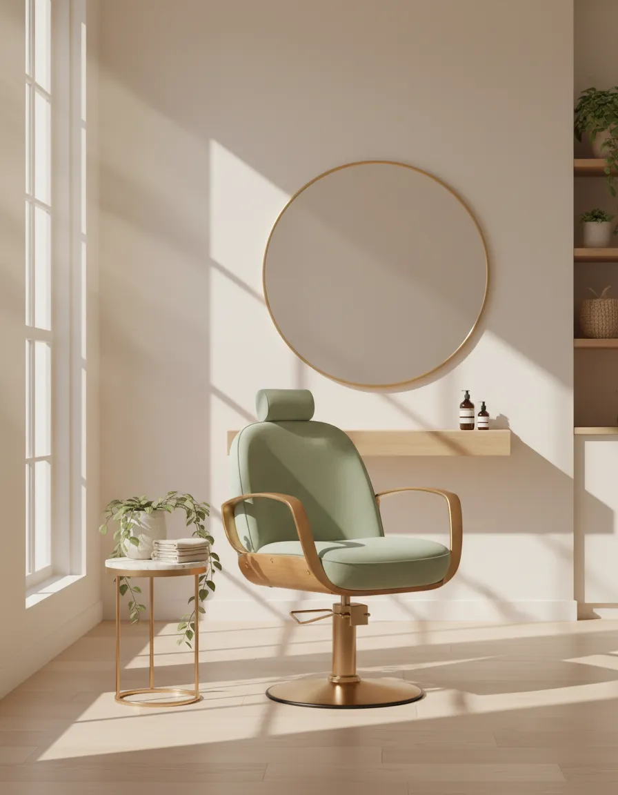 Ruhige, atmosphärische Szene im Salon