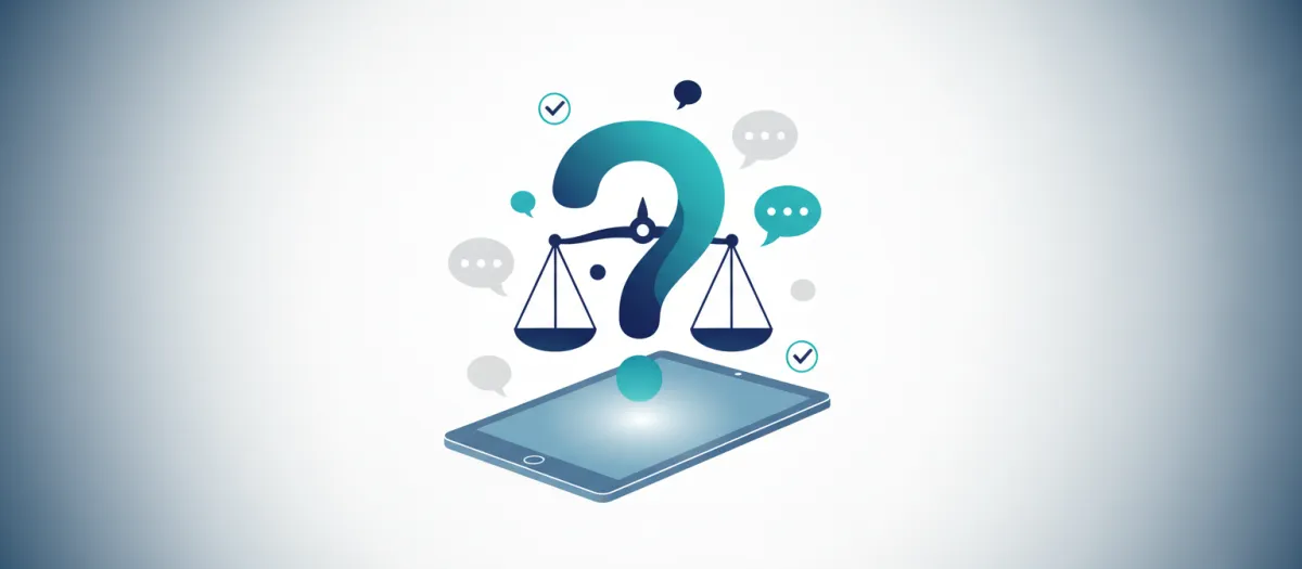 Illustration of legal frequently asked questions
