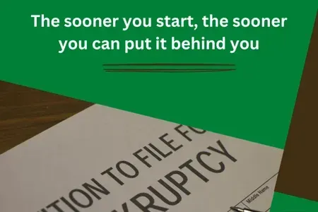 The sooner you start, the sooner you can put it behind you