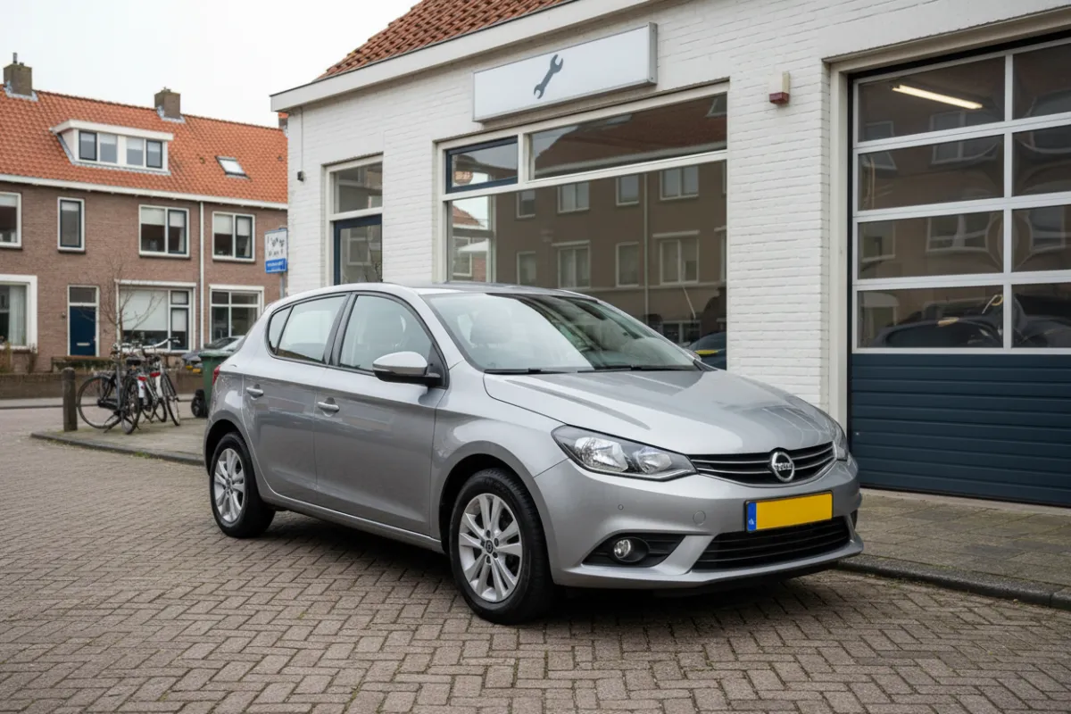 Occasion auto op de oprit van Autobedrijf Guido van de Ven