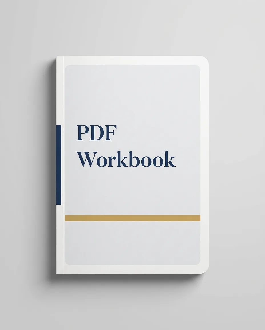 The Underperformance Conversation Builder digital workbook cover and layout preview