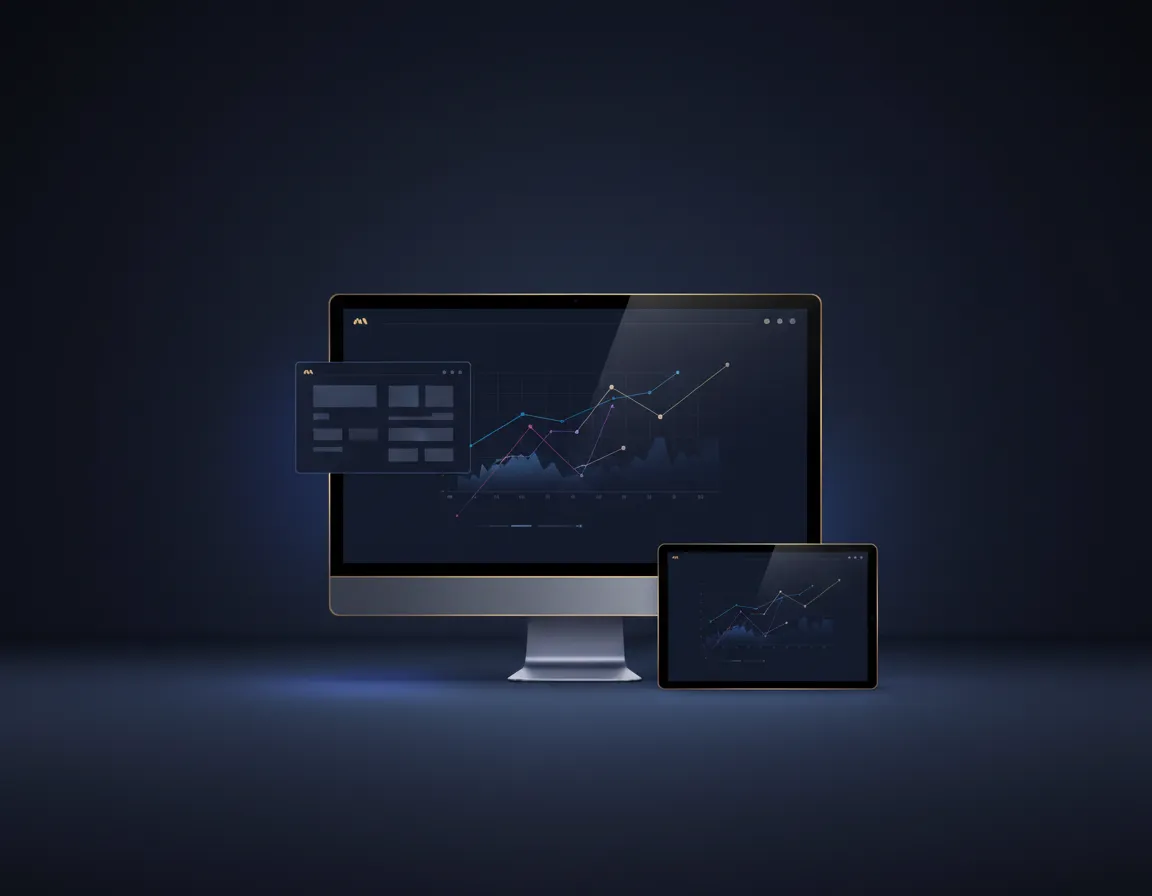 Dashboard analytics and seamless website integration