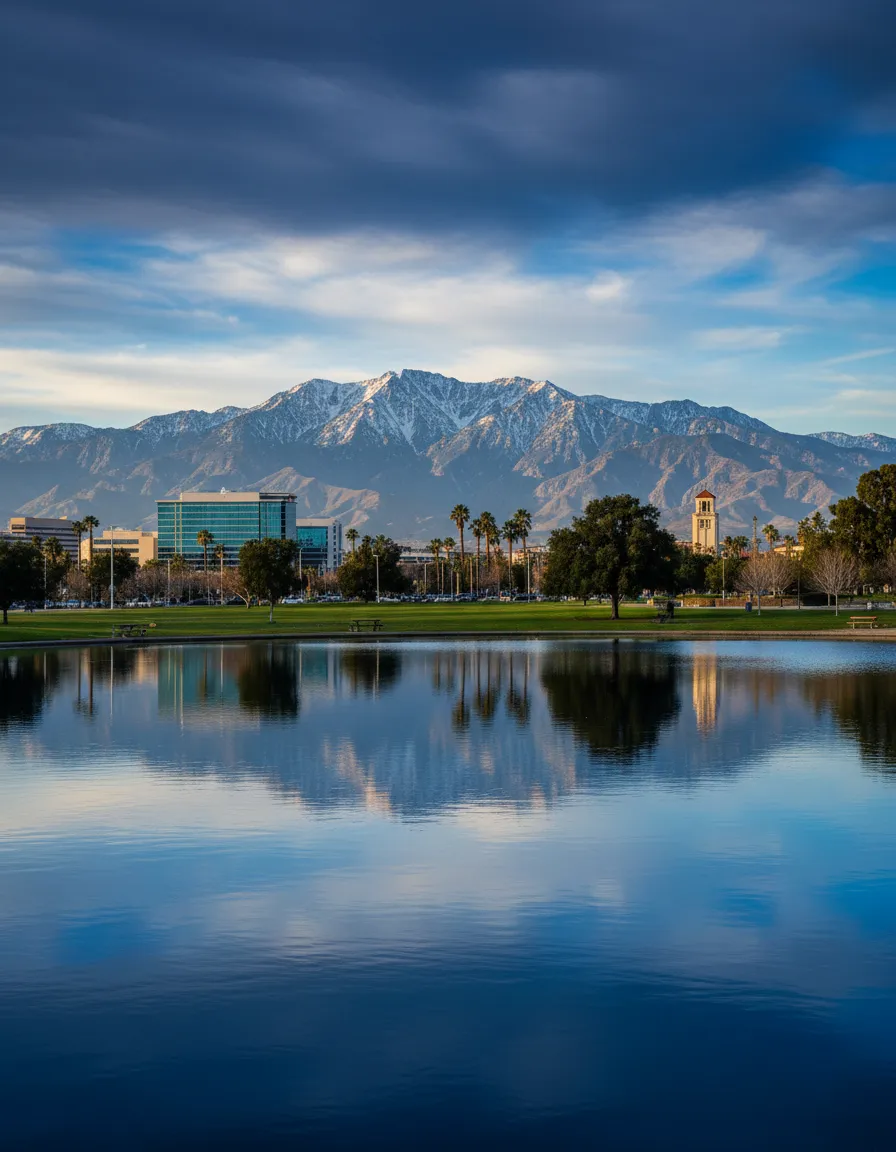 Cucamonga-Guasti Regional Park and Ontario CA community landmarks