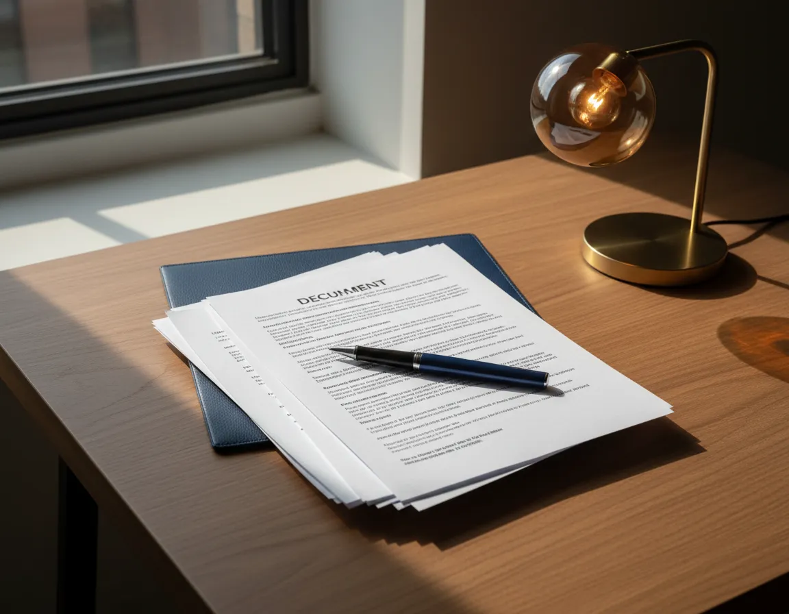 Clear transparent mortgage terms documentation