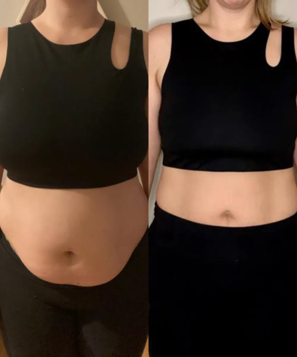 Maria before and after