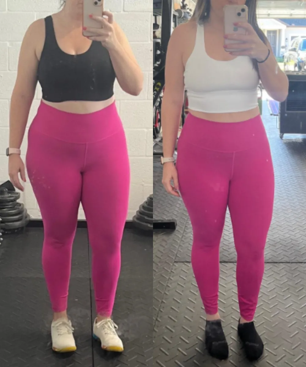 Jenn before and after