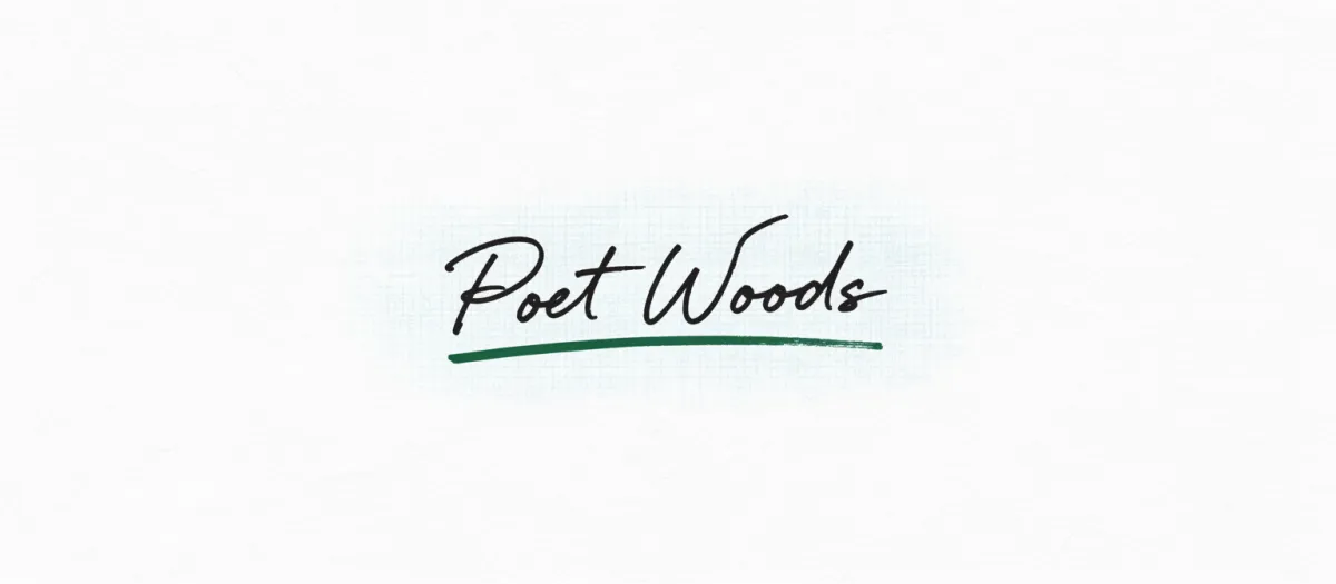 Poet Woods Signature