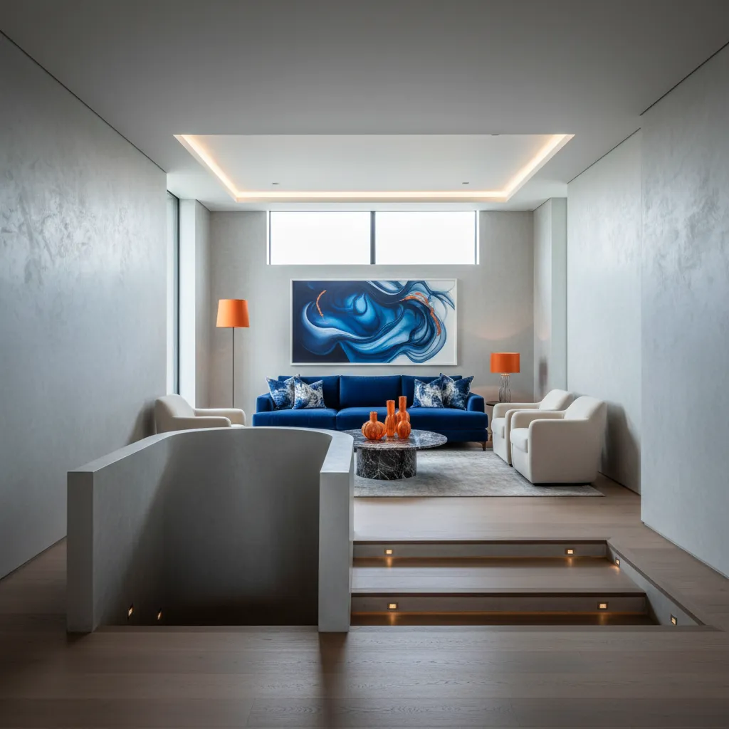 Luxury legal basement renovation with modern finishes