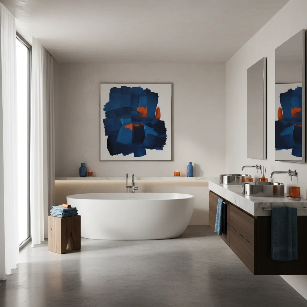 Luxurious spa-inspired bath renovation with premium fixtures