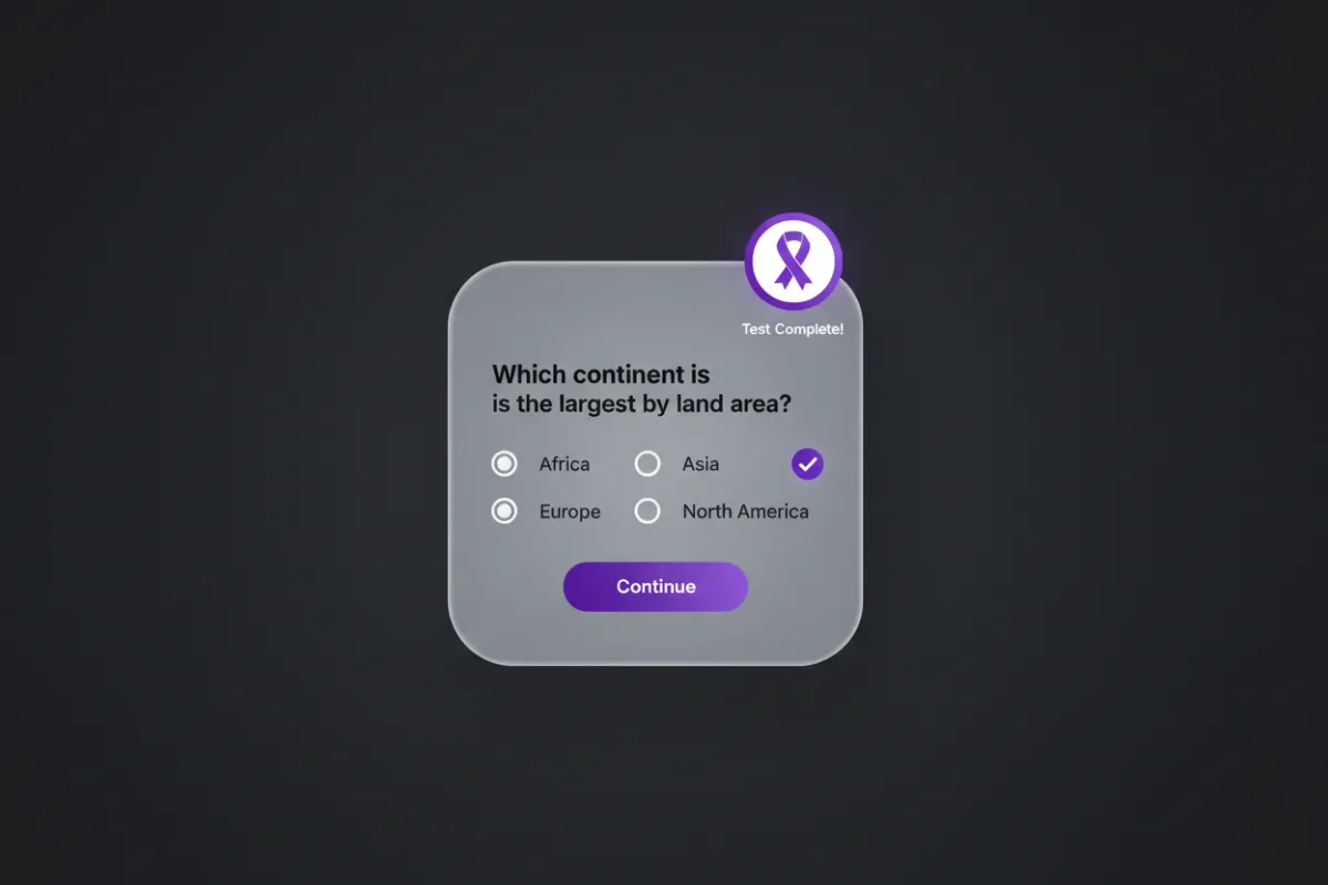 Readiness Test UI Placeholder