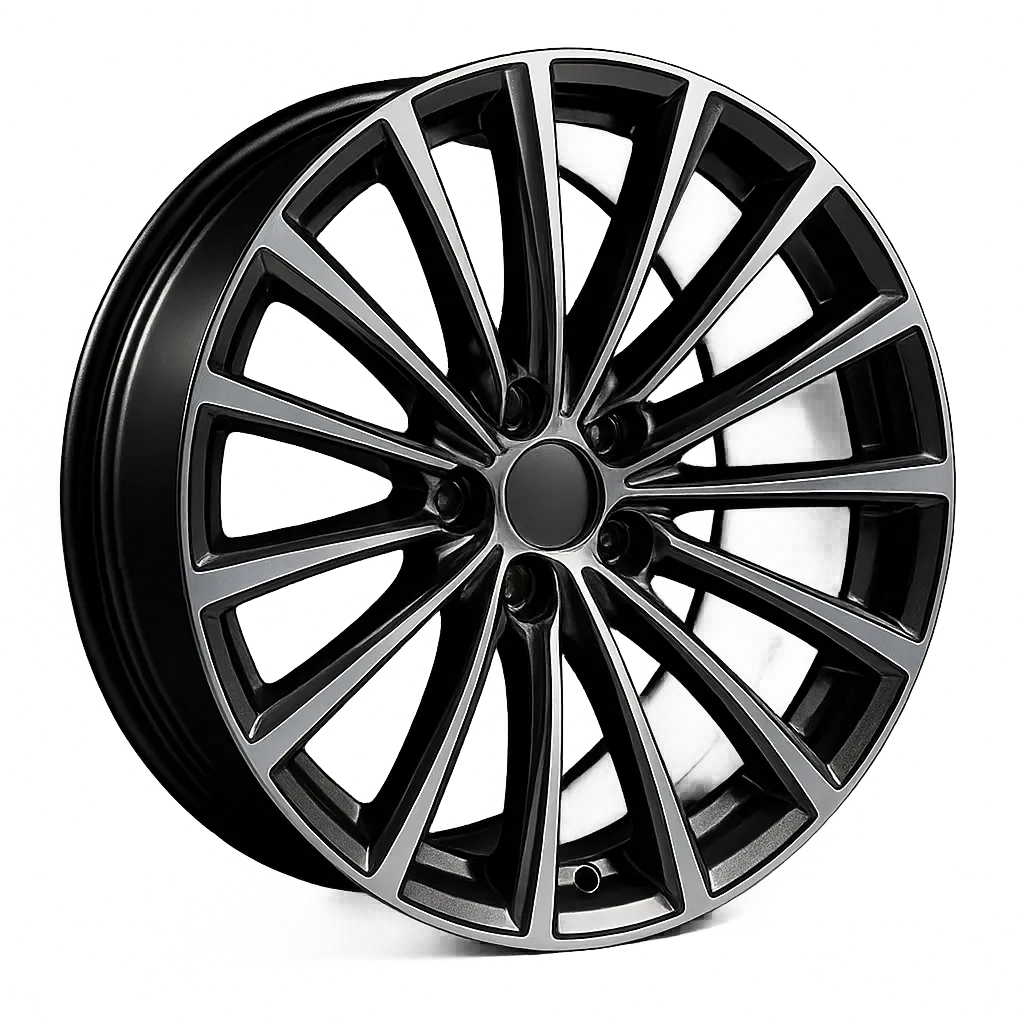 Pristine luxury wheel after professional rim repair and restoration