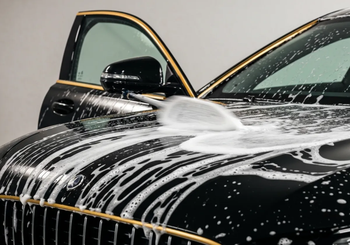 Eco-friendly hand car wash process