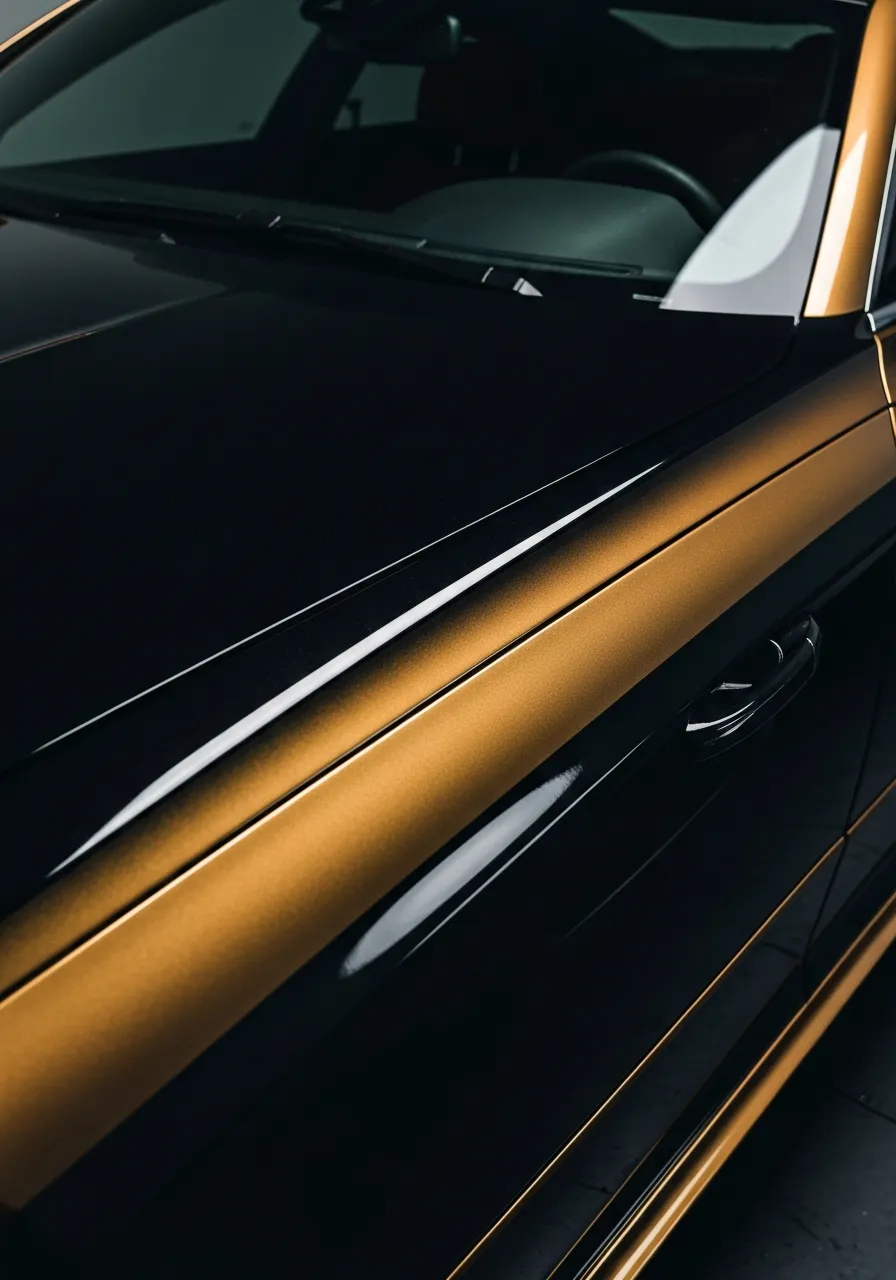 Premium cinematic photo of a freshly detailed car