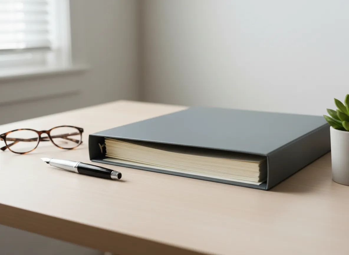 Close-up of legal documents and pen for estate planning