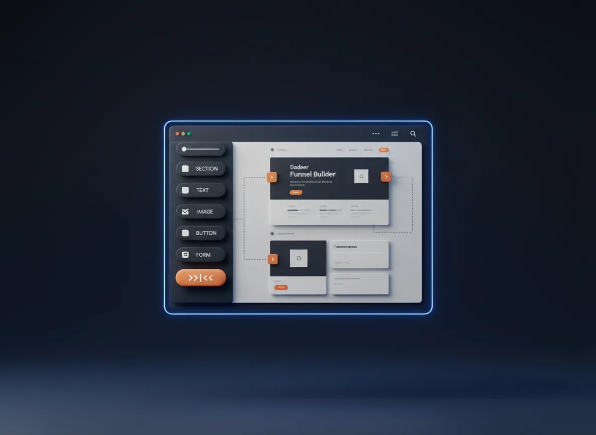 LeadLayUp Website and Funnel Builder Interface