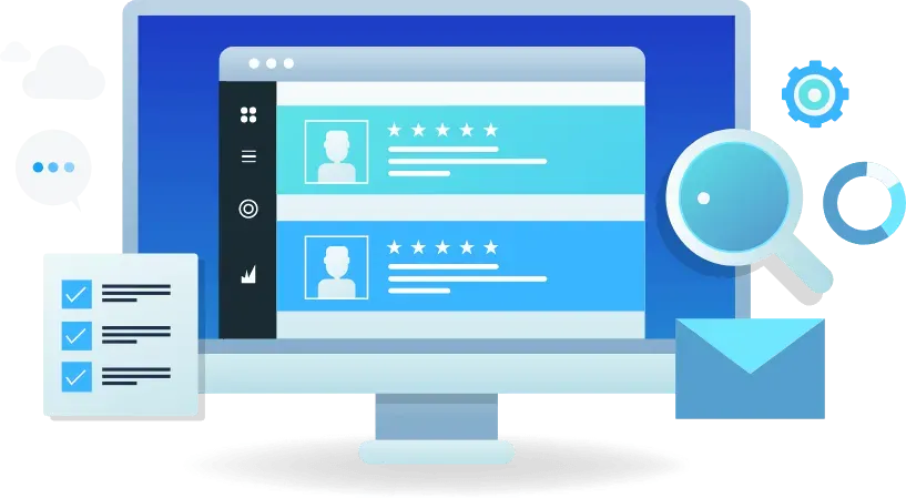 Local search results and listings dashboard