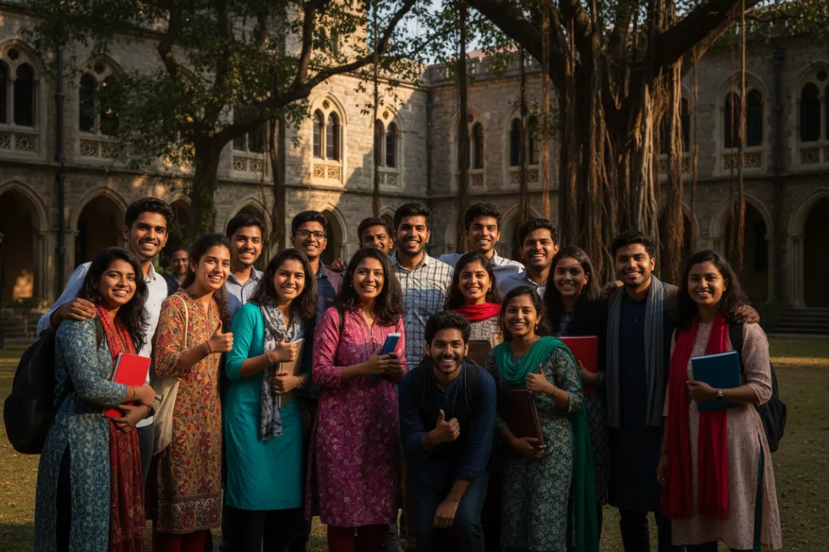 Counselor guiding Indian students at Prayas Institute