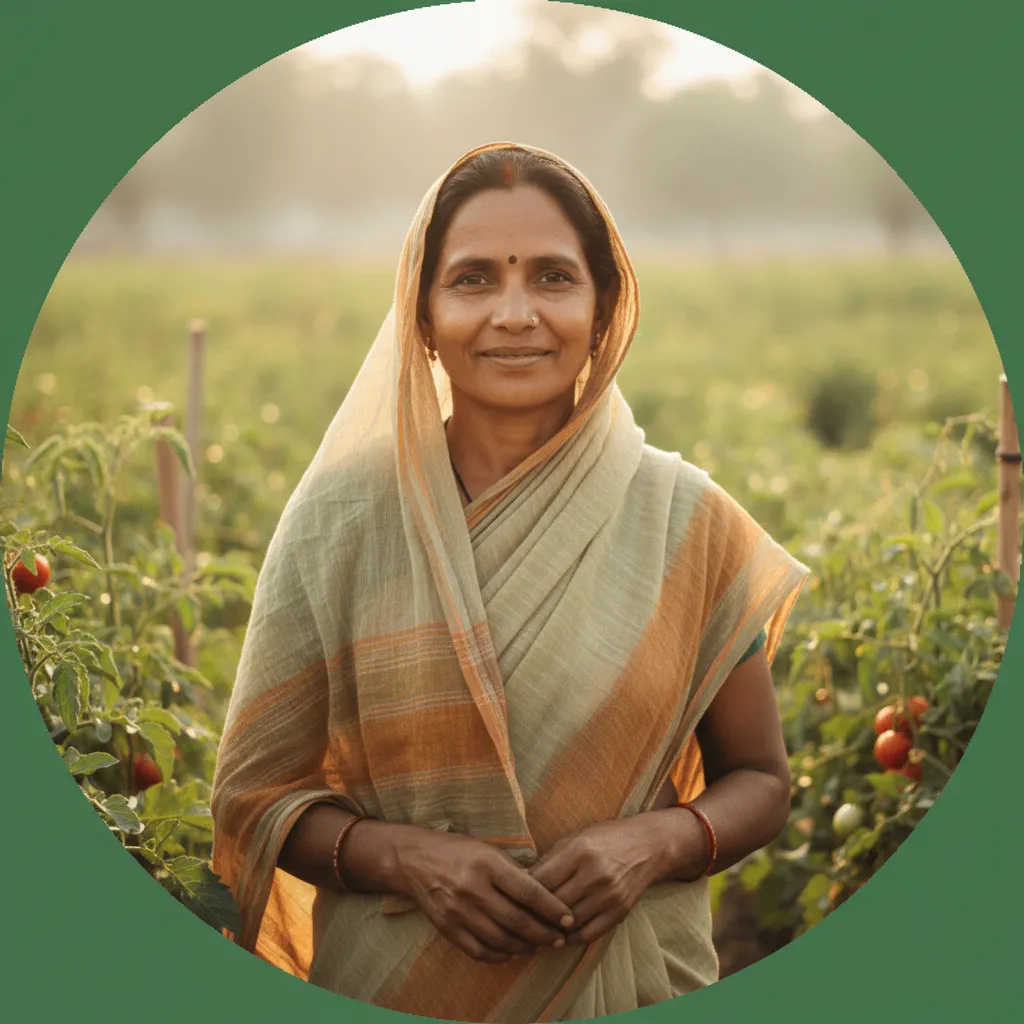 Farmer testimonial portrait