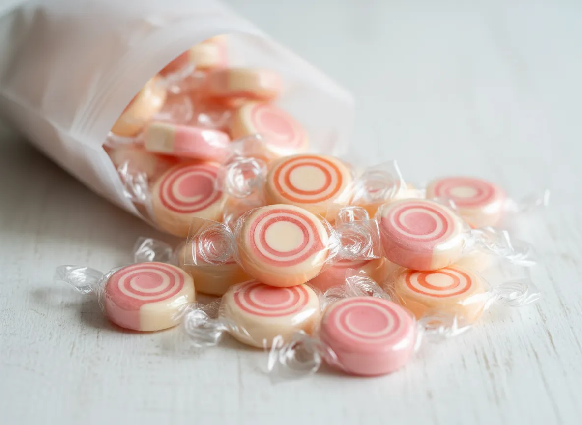 Creme Savers and nostalgic swirl candies