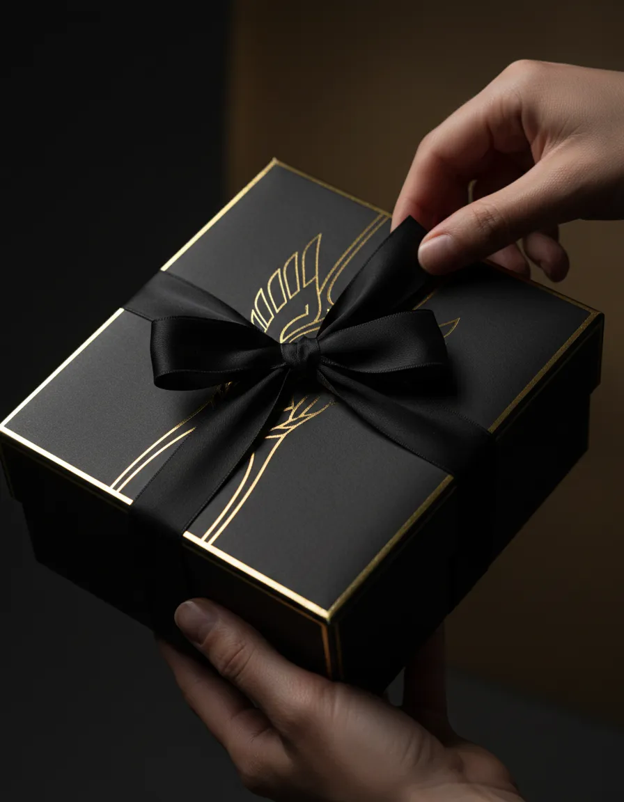 Exquisite finishing touches and luxury packaging for branded merchandise