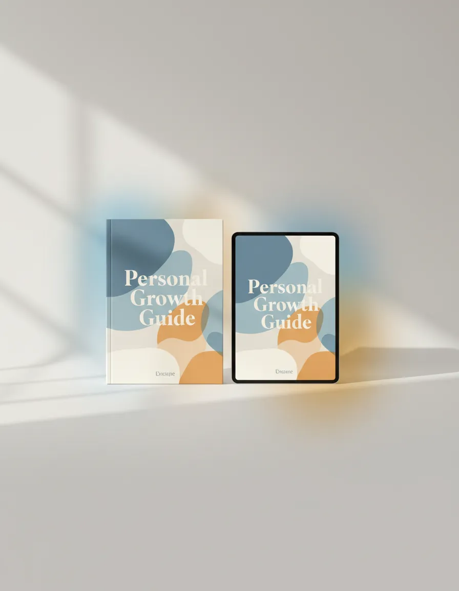 Cover mockup of Chelsea Van Buskirk's Personal Growth Guide ebook