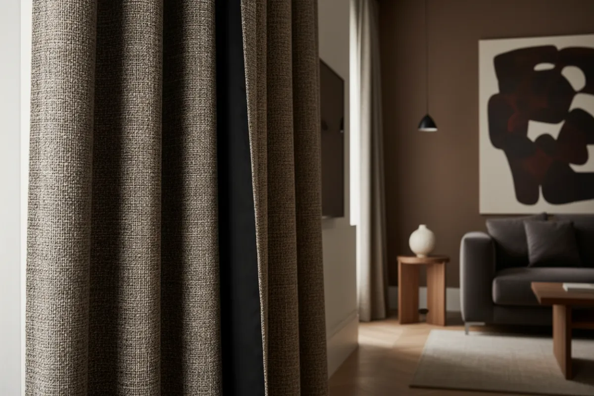 Room darkening curtains for comfortable bedrooms in Bengaluru