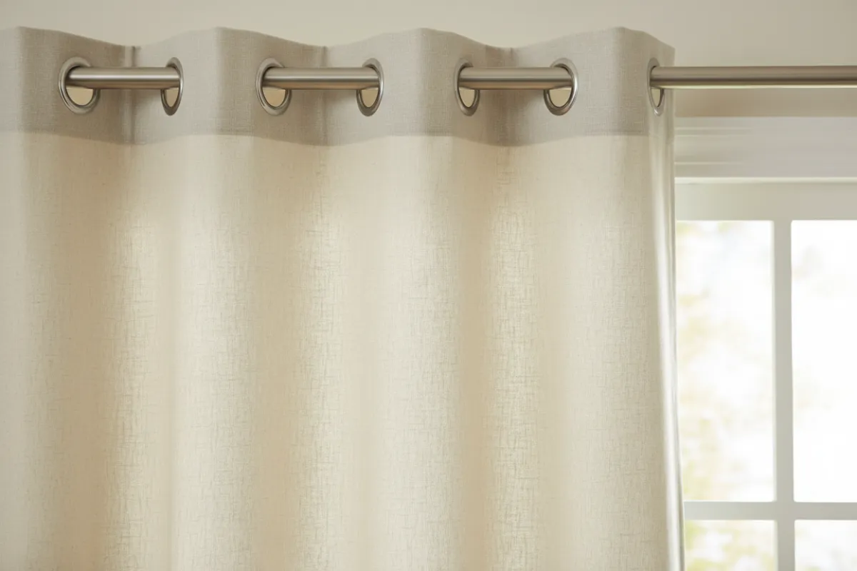 Eyelet curtains for easy operation in modern Bengaluru homes