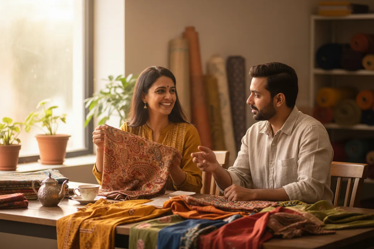 Hospital interior with HearthLine curtains between beds