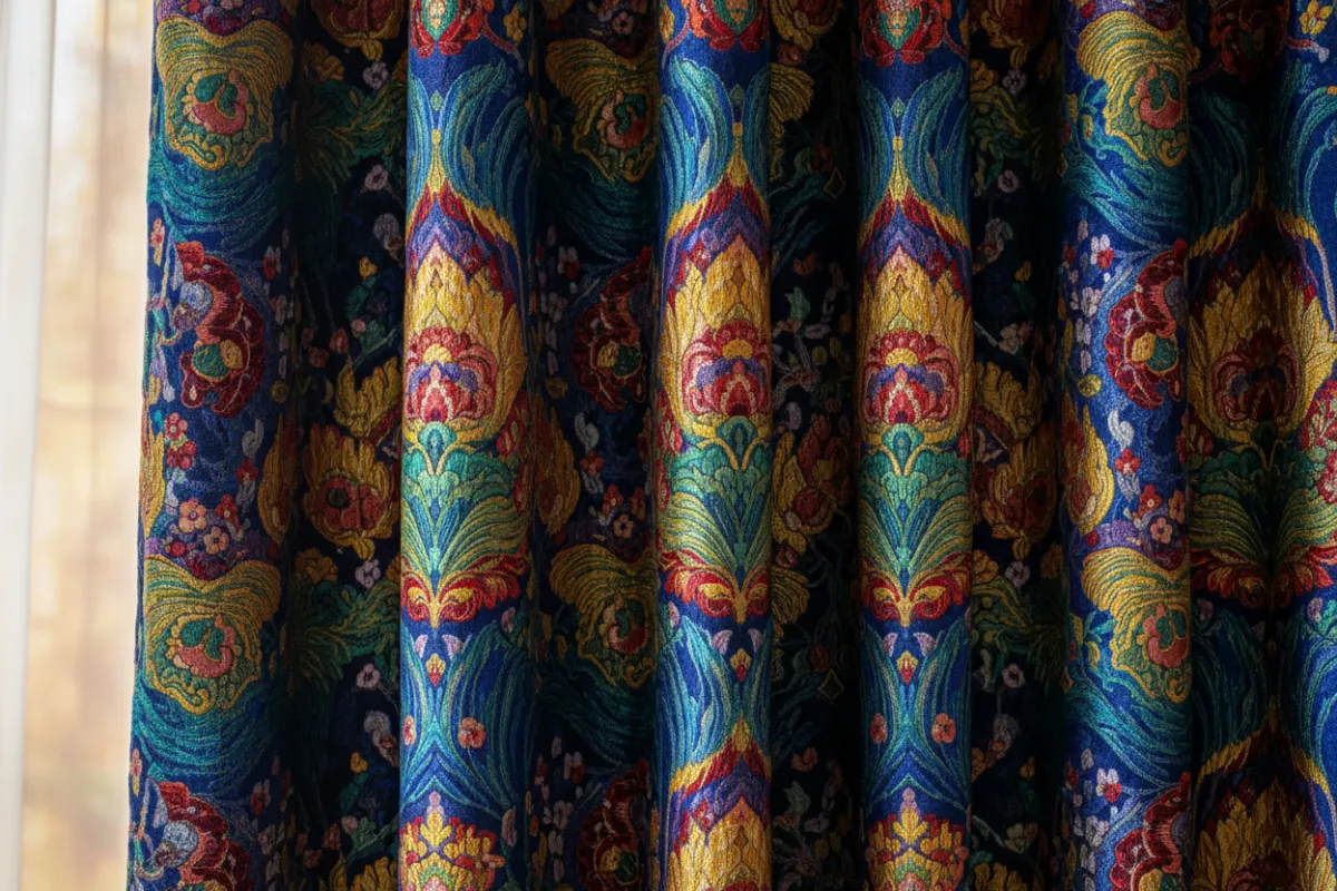 Colourful custom curtains with vibrant patterns for Bengaluru homes