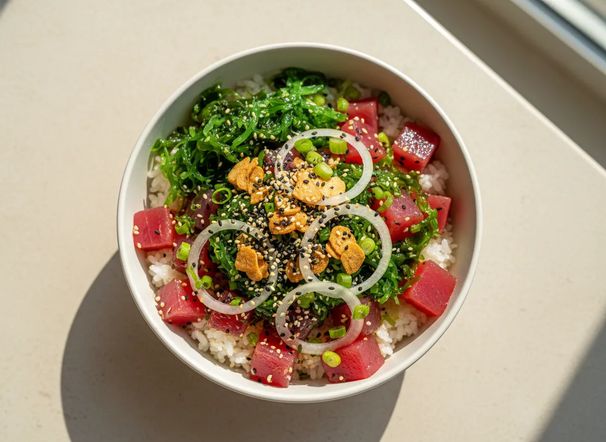 Signature poke bowl from Island Mike’s Poke