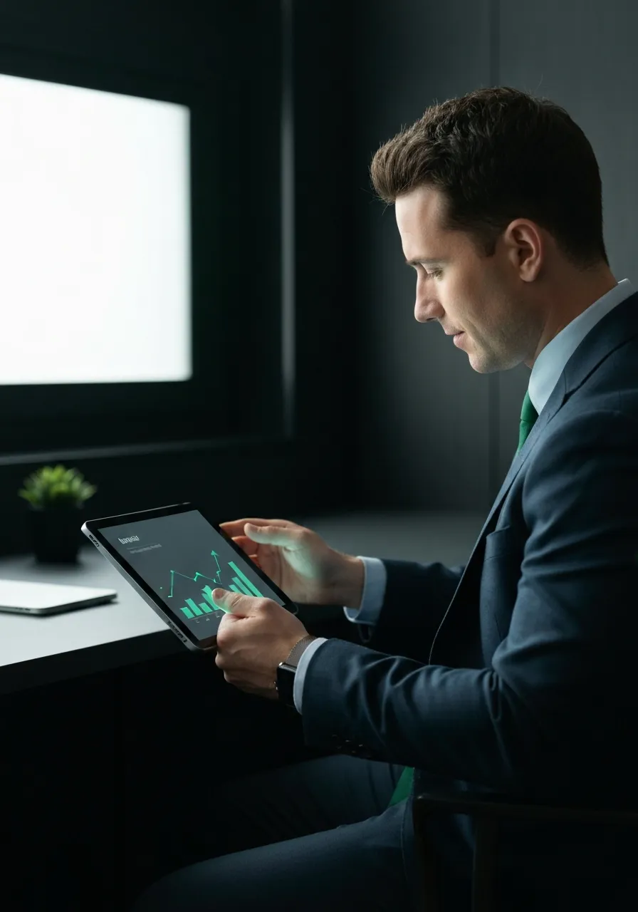 Financial professional providing straightforward personalized credit solutions