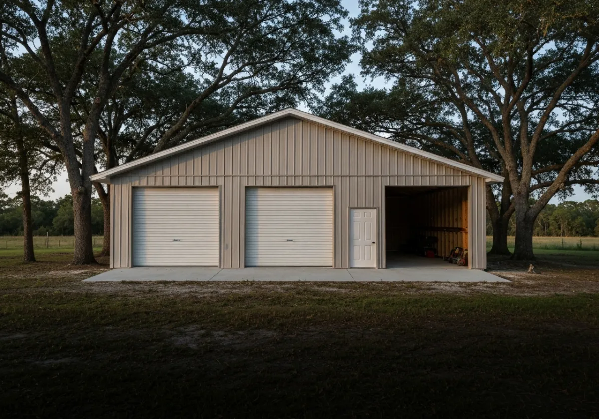 Enclosed Workshop Structure