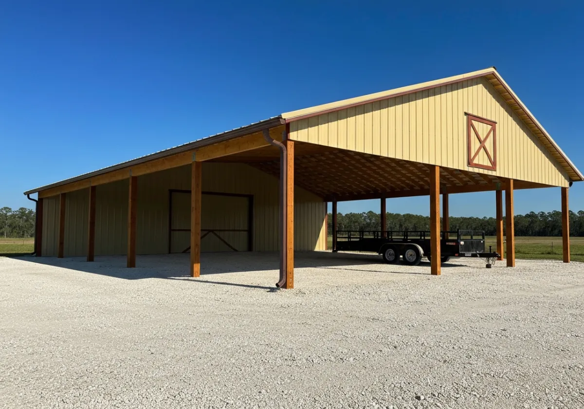 Lean-To Barn Addition