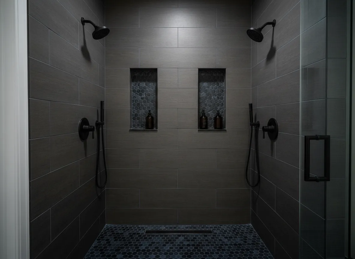 Custom tile shower and bathroom finishes in Ocala Florida