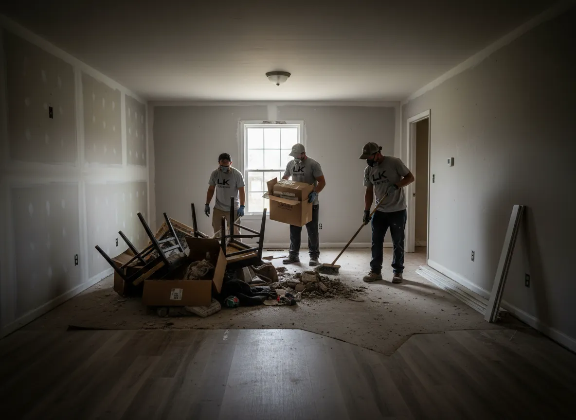 Eviction cleanup and repair in Marion County Florida rental property by LK Homes