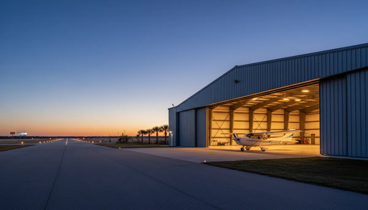 Steel warehouse and commercial building