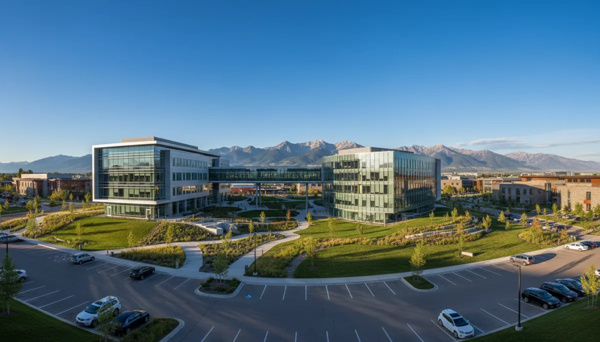 Exterior view of Big Sky Science Center facilities in Bozeman