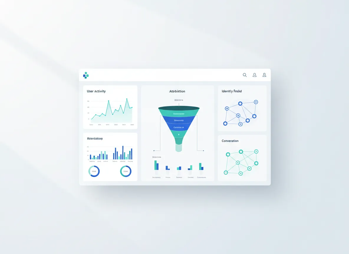 SignalIdentity analytics dashboard UI