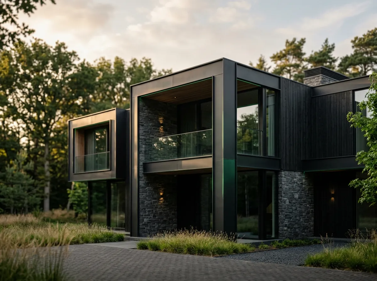 Modern luxury residential property architectural exterior