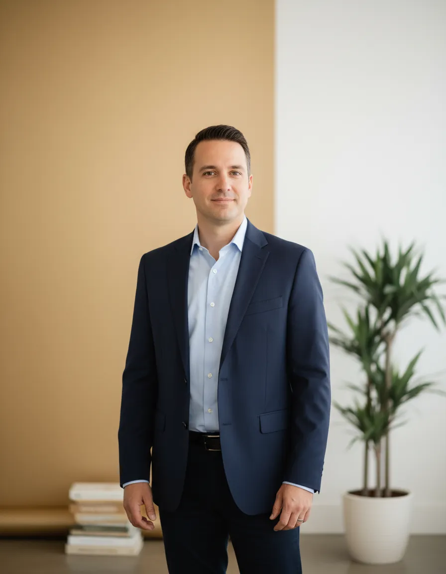 Portrait of entrepreneur coach and guide Dan Copelin