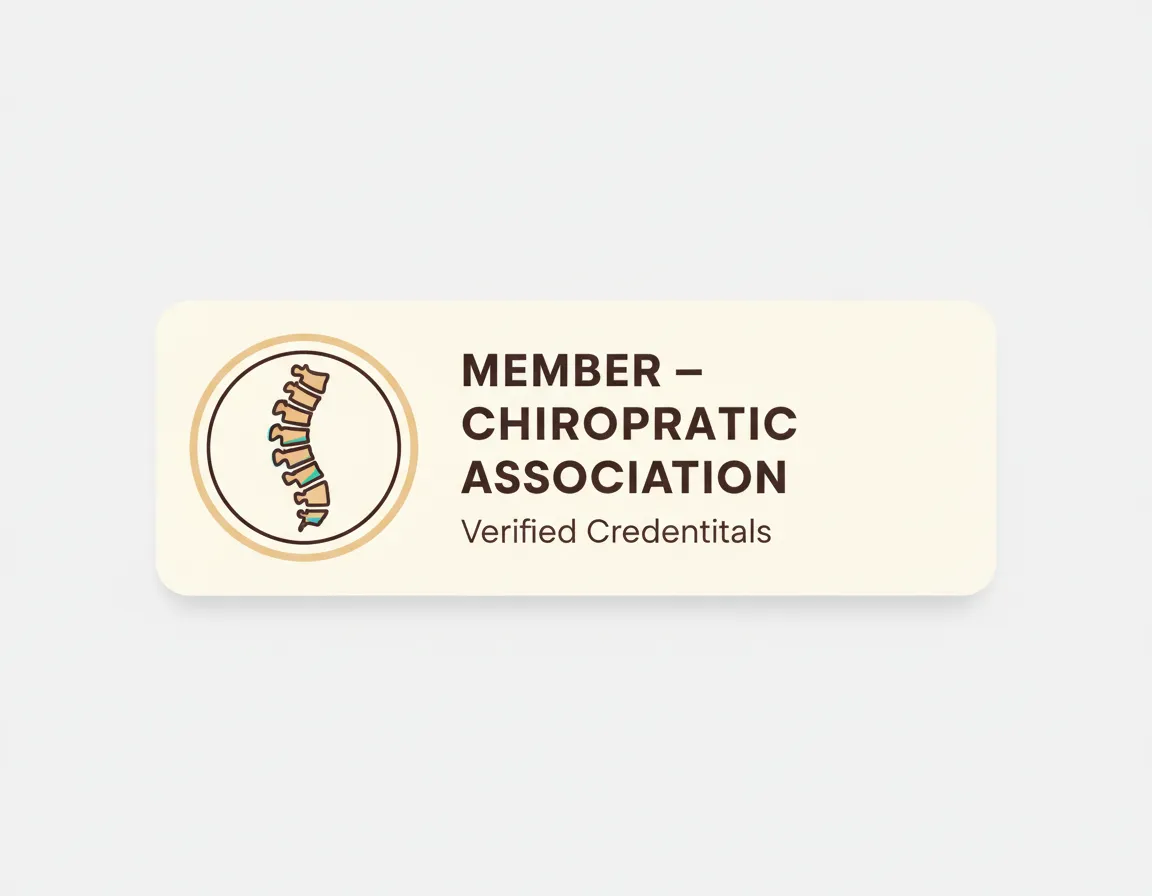 Chiropractic Association Member Badge